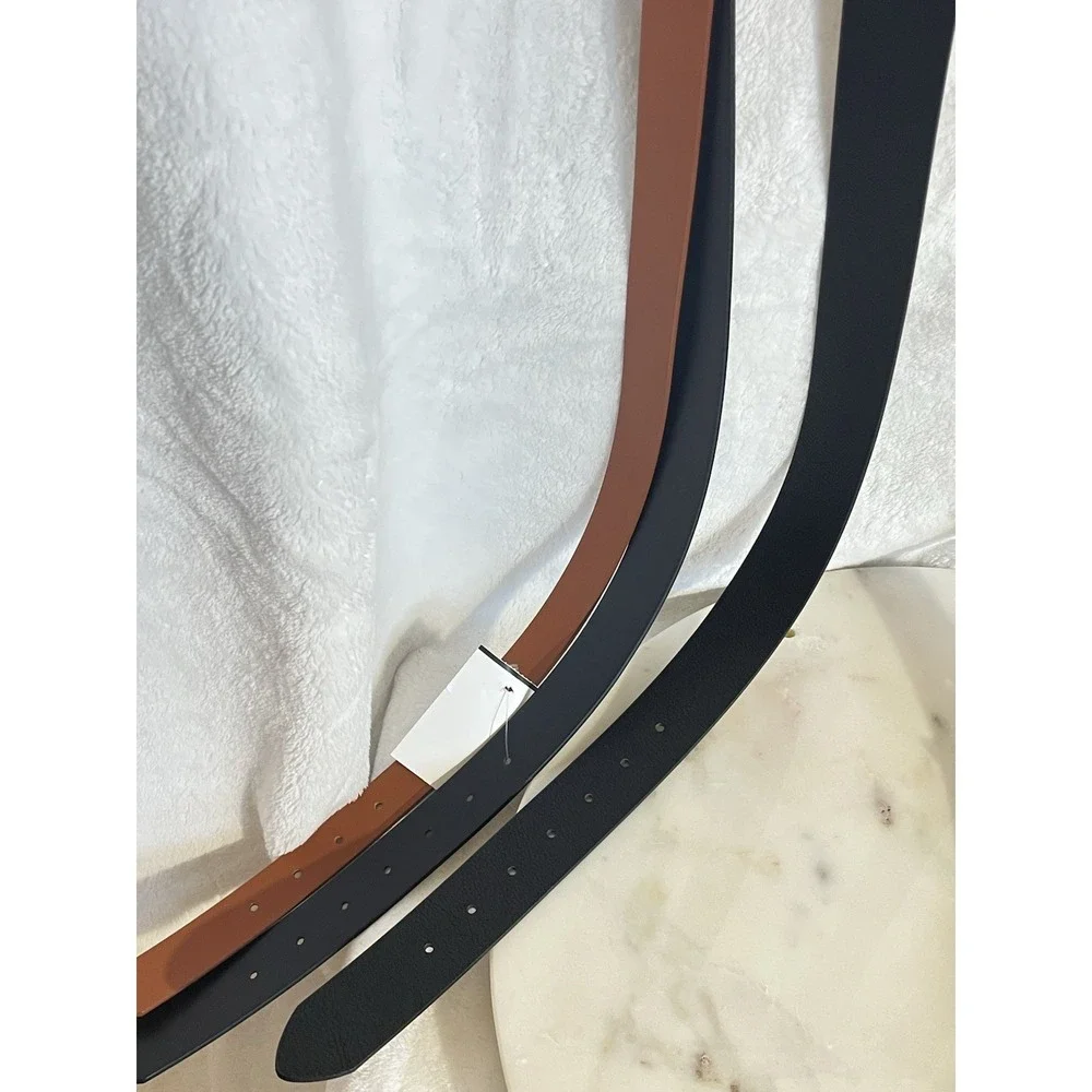 Vince Camuto Mens Belt 3 pack (2 black & 1 brown) Size Small
